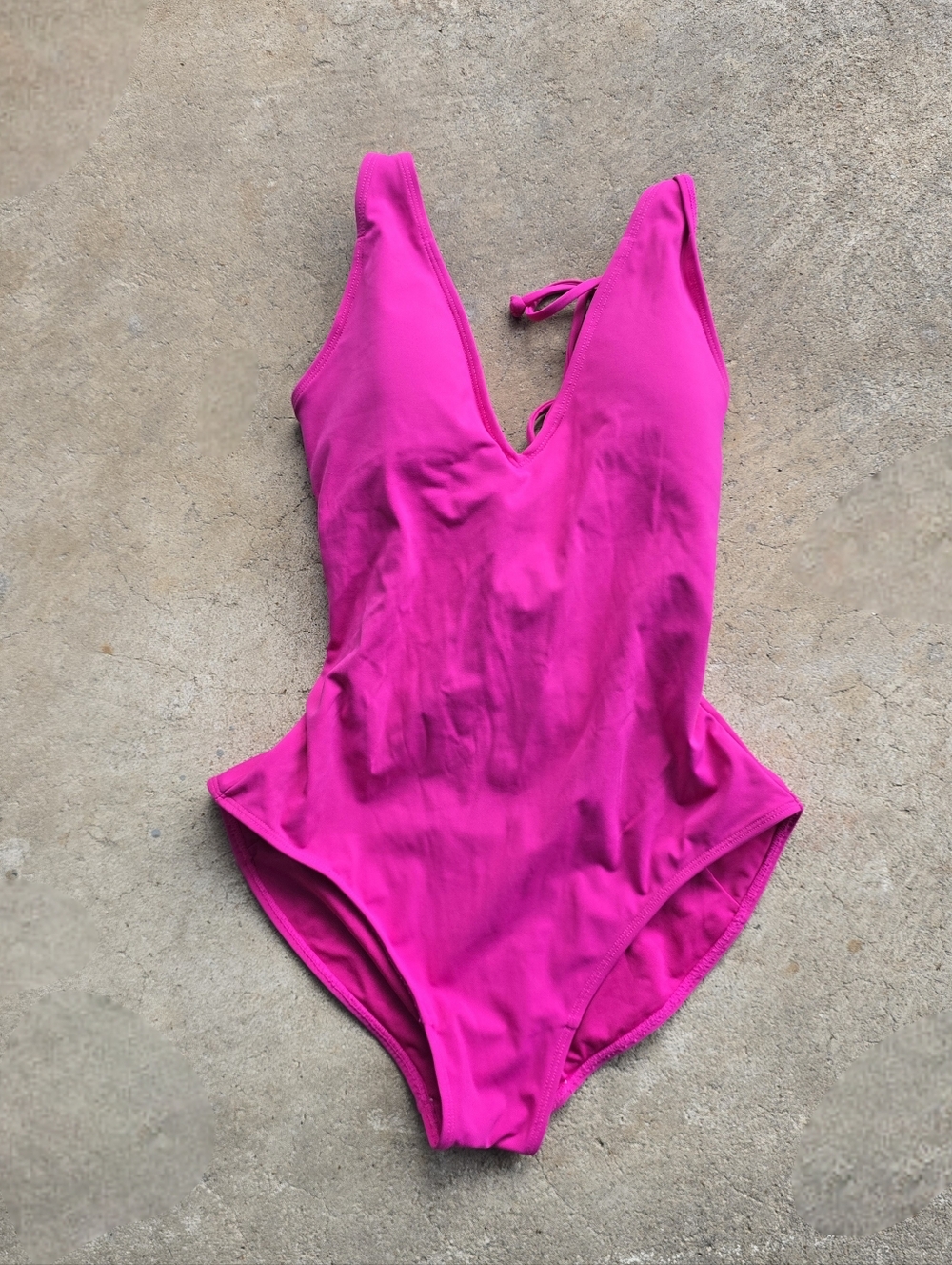 TAE Hi Cut Pink One Piece  Swimsuit Size Small US